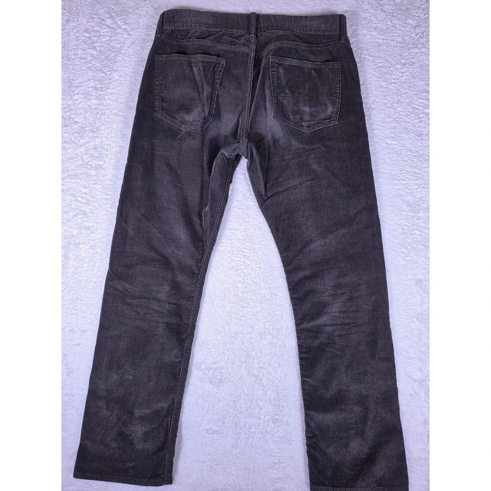 2 PACK  Banana Republic 5-Pocket Cord Mens 33x30 Blue Grey Pima Cotton Pants
